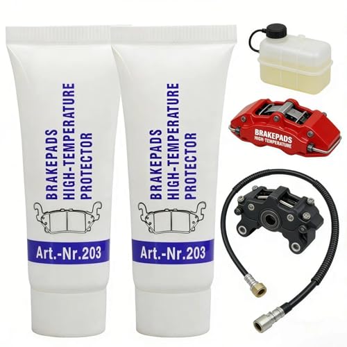 2PCS Copper Grease High Temperature Brake Silicone Grease Dielectric Greases for Copper & Brake Caliper Silicone Greases for O-Rings Automotive Maintenance Slider Pin Lubricant