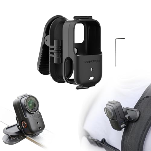 TOMGDRACO DJI Osmo Nano �p �o�b�N�p�b�N�N���b�v �A�b�v�O���[�h�� 360�x��] �㉺90°���] �V���[�N�̎� �������E�c�����E������E�������B�e�ɑΉ� �ő����20mm ���͂ȃN�����v �y�ʁE�g�ѐ��ɗD��A�킸��31g �o�b�N�p�b
