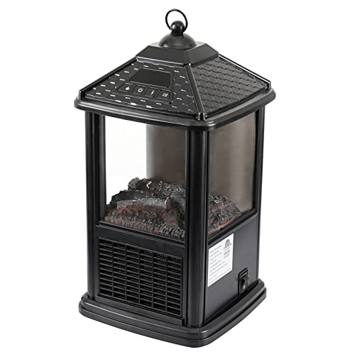 Freestanding Mini Small Indoor Electric Fireplaces Lanterns Space Heaters Stove 3D Flame Portable Electric Fireplace Space Heaters For Indoor Use With Remote Timer Thermostat #TOP4