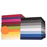Sie erhalten 1x Topper-Spannbettlaken für Boxspringbetten-Matratzen in der von Ihnen ausgewählten Farbe, Größe: 180x200 - 200x200 cm, geeignet für Topper mit einer Höhe bis ca. 12 cm