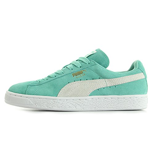 Image of PUMA Suede Classis Women's S6, Women's Low-Top Sneakers, Green (Green /White), 6 UK (39 EU)