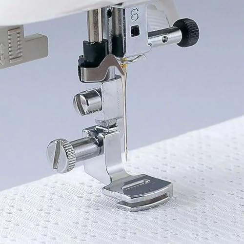 Pie prensatela para shirring gathering metal miniatura 4