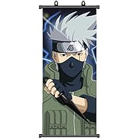 ZPPLD Naruto Kakashi Scroll - Póster de tela de anime, tamaño
