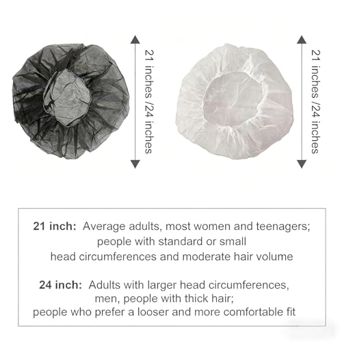 ZMDREAM Hair Nets Disposable Bouffant Cap for Food Service B...