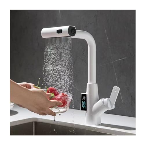 Robinet d'évier de cuisine cascade intelligent à LED pour un contrôle précis de la température