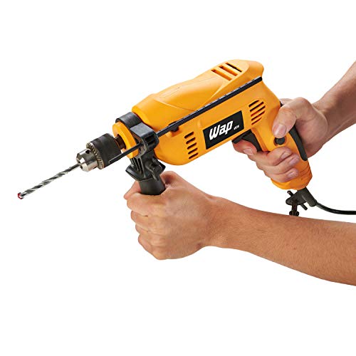 WAP Furadeira Elétrica De Impacto Efi 600K10 600W Mandril 3/8” 127V Maleta E Acessórios Trena Chaves