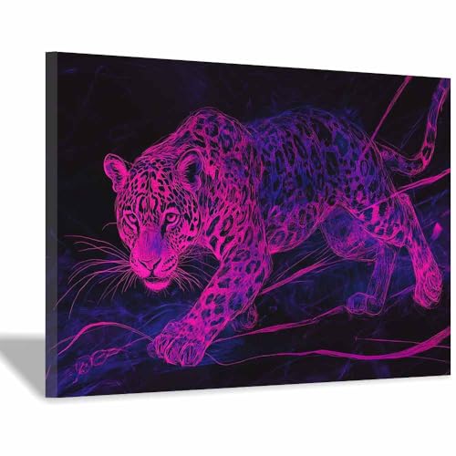 Lienzo enmarcado BOHUO morado para dar vida y color a paredes vacías de la sala