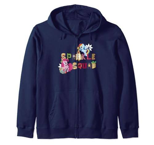 Sweat My Little Pony Sparkle Squad anti-courants d'air chaud et confortable avec zip