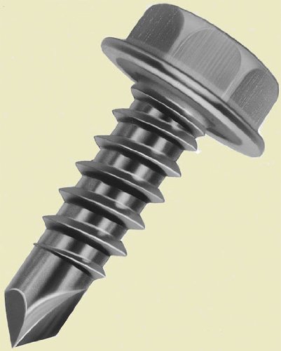 Tornillos Autoperforantes Hex Bit-Tip #2 8-18 x 1/2 pulg Pack 1000 miniatura 1