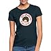Spreadshirt Logo Vintage De Monchhichi T-Shirt Femme, XXL, Marine