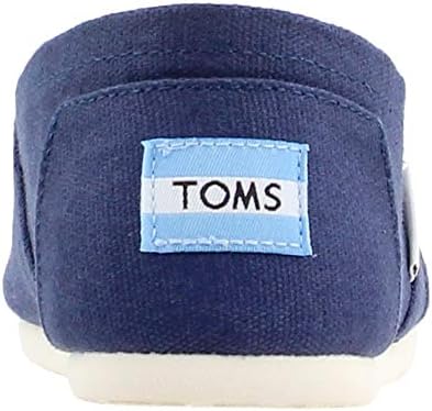 TOMS Women's Classic Alpargata Slip-On Shoe Navy Canvas 8 M | Image 2