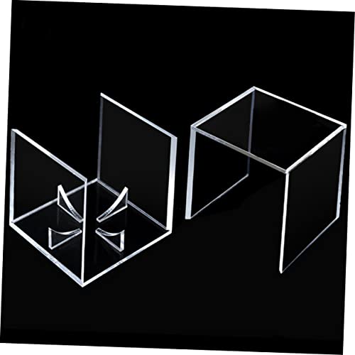 Anneome Suporte Transparente Acrílico Display Risers Caixa De Armazenamento De Acrílico Estojo De Tr