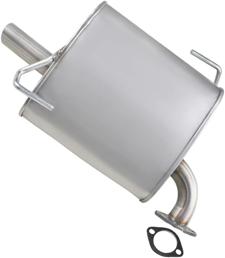 Exhaust Rear Muffler Compatible for 2010-2019 Subaru Legacy 2.5L | Stainless Steel | Northeastern Exhaust | Free Gasket Included | Direct-Fit Replacement