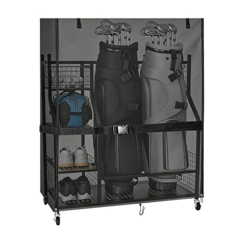 Organizador de garaje para bolsa de golf ideal para el trastero de casa