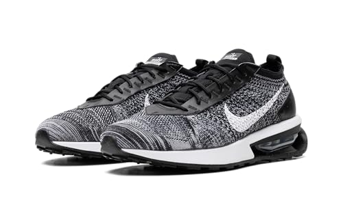 Women's Nike Air Max FlyKnit Racer - Black / White2