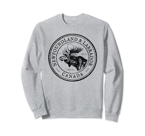 Moose Antlers Art Lovers Gift Newfoundland Sweatshirt