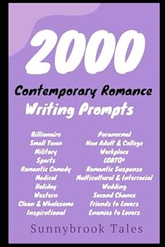 Paperback 2000 Contemporary Romance Writing Prompts Book