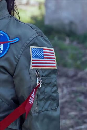Image of OYSTERBOY Youth NASA MA-1 Flight Light Weight Jacket Military Coat for Kids Boys