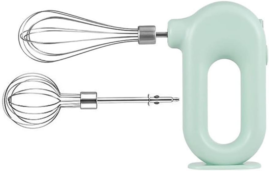 Electric Mixer Portable Food Mixers Handheld Blender 2 Mixing Rechargeable Whisks Dough Stirrer Eggbeater Home Appliance(Onecolor)