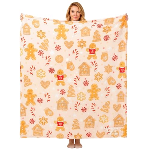 SERTAS Weihnachtsdecke Kuscheldecke Weihnachten Flauschig Weihnachts...