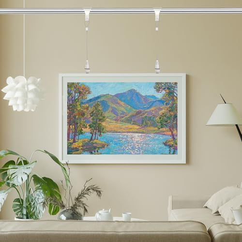 Image of uxcell 5Pcs Picture Hanging Wire Kit, 0.5 m x 1.5 mm Heavy Duty Picture Hangers Adjustable Wire Rope with S-Hooks and Loop, Load 35kg /77.1 lbs for Hanging Mirrors Light Lamp Artwork