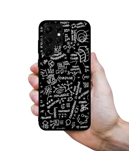 Image of Formulas Design Premium 2D Printed Metal Back Case Cover for Samsung Galaxy S22 Ultra 5G