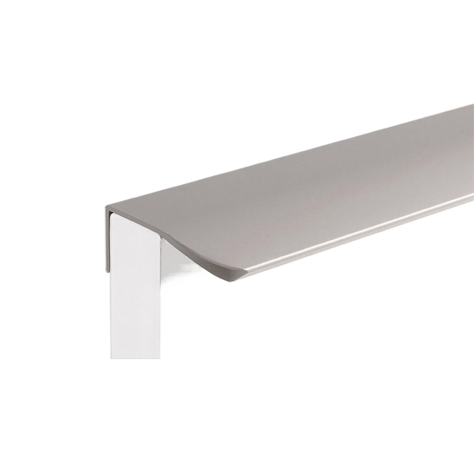 OZLCUA Concealed Handles Invisible Door Handle Modern Minimalist Home Wardrobe Cupboard Drawer Knobs Kitchen Cabinet Pulls Hidden(Grey-150mm)
