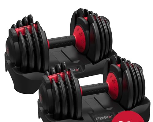 Adjustable Dumbbell, 9 in 1, 25 lb, Weight in 2.5lbs Increments, Home Gym