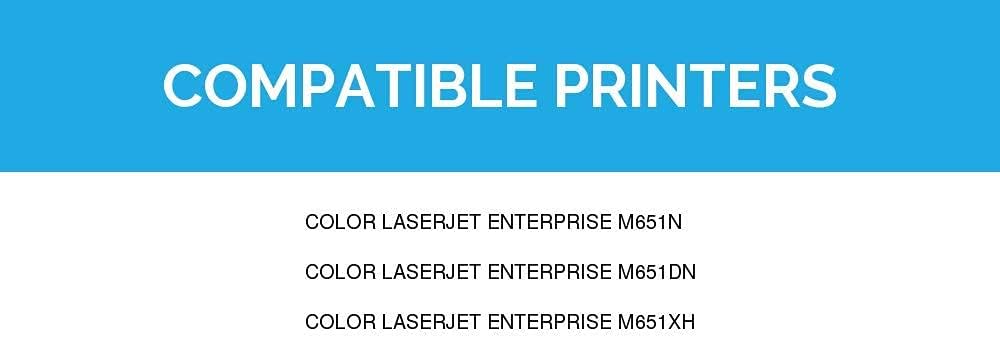 LD Remanufactured Toner Cartridge Replacement for HP 654X CF330X High Yield (Black, 2-Pack) Compatible with All the Following HP Printer Models M651dn M651n M651xh