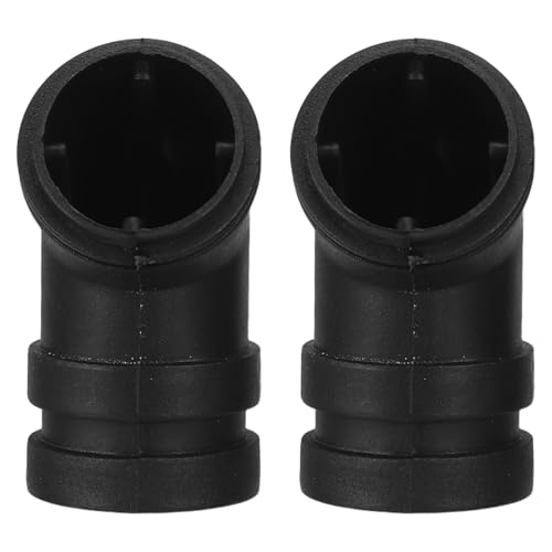 Healeved Adaptador de Codo para Lijadora de Banda 22 Mm de Plástico Resistente, 2 Piezas, Boquilla Antipolvo para Sistema de Extracción en Herramientas Eléctricas
