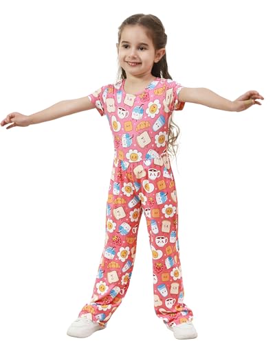 Toddler Girls Jumpsuits Sleeveless Long Pants Baby Girl Romper Wide Leg Summer Viscose from Bamboo Outfits