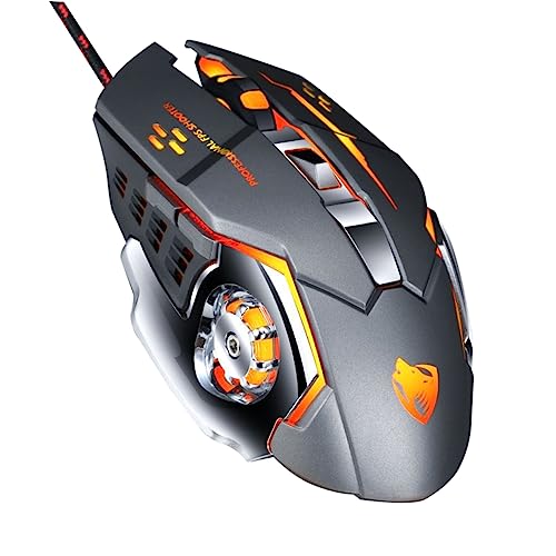 DIYEAH 1 Pièce Souris Filaire USB Gaming Ergonomique pour Pc Portable Design Moderne Confort Optimal
