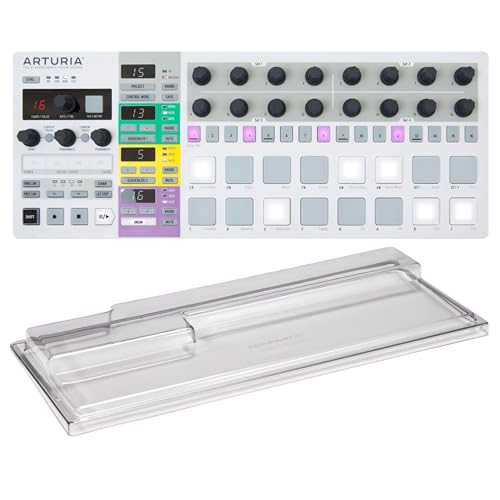 Arturia BeatStep Pro Sequencer Controller - Music Production Tool with Drum Machine Integration, Precise Beat Creation and MIDI Control for Musicians and DJs Bundle with Protective Cover (2 Items)