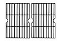 Hongso PCB152 Universal Gas Grill Grate Cast Iron Cooking Grid Replacement, Sold As a Set of 2