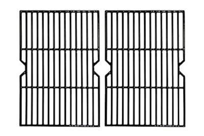 Hongso PCB152 Universal Gas Grill Grate Cast Iron Cooking Grid Replacement, Sold As a Set of 2