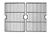 Hongso PCB152 Universal Gas Grill Grate Cast Iron Cooking Grid Replacement, Sold As a Set of 2