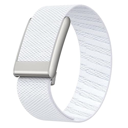 Image of Soft Nylon Sport Strap Breathable, Durable Strap Compatible with Whooop 5.0, One & Peak (White)