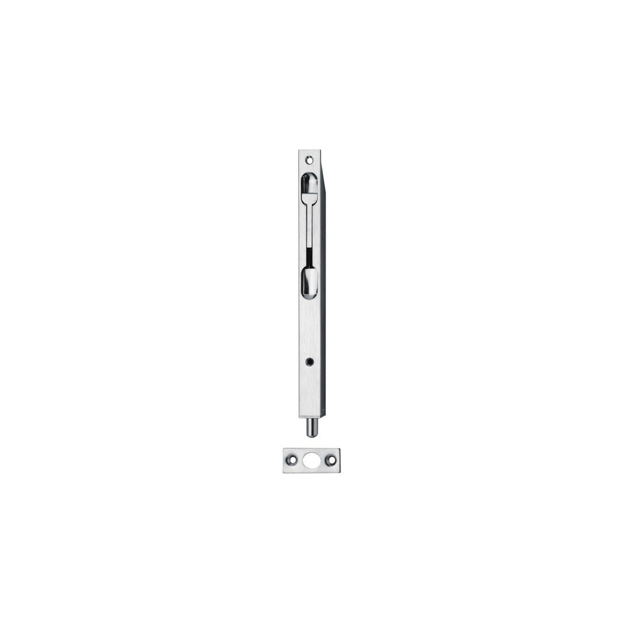 DENI Rohrkantriegel 9272,mit Hebel 20x400mm,Hub15mm Stahl,silber
