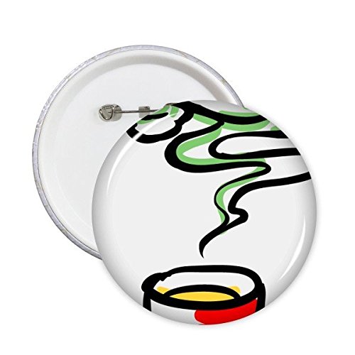 Tasse de thé chinoise : 5 badges ronds de style traditionnel pour customiser vos vêtements