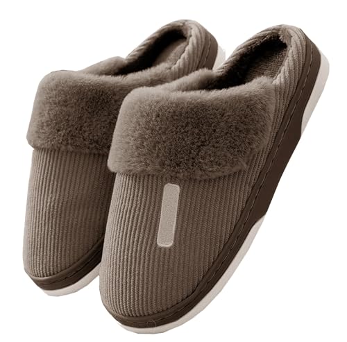 Image of INFISPACE Men and Women Winter Flip Flops Carpet Slippers for Bedrooms House Slippers
