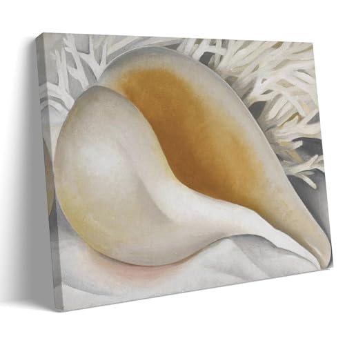 Toile Shell par Georgia O'Keeffe pour illuminer une chambre sombre