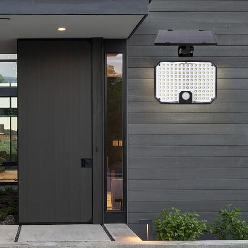 Applique murale solaire pour sécuriser l'accès sombre du garage