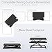 VIVO 32 inch Desk Converter, K Series, Height Adjustable Sit to Stand Riser, Dual Monitor and Laptop Workstation with Wide Keyboard Tray, Black, DESK-V000K