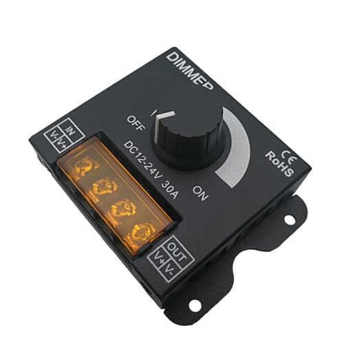 Interruptor regulador LED DC12V 30A 360W controlador ajustable WM-TG008A 7