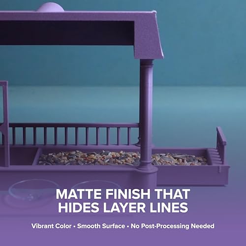 Image of Polymaker Panchroma Matte PLA Filament, Electric Indigo 1.75mm 1kg 3D Printing Filament, Formerly Polyterra 3D Printer Filament, Fits Most FDM 3D Printers, 1kg Spool (2.2lbs)