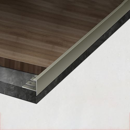 タイル 収口条 直角 半壁 ステップ クロージャーなど 3本 長さ90cm アーク エッジング ストリップ アルミ合金製 防水 耐磨 ドア バーカーペット カバー 多用途 対応 簡単 設置(様式3,18mm)