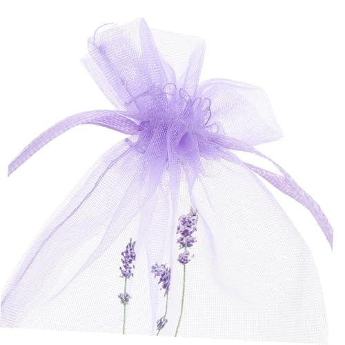 Bolsas de gasa con cordón para sachets aromáticos lavanda 20 pcs miniatura 3