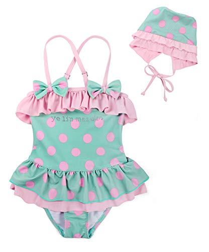 Kantenia Infantil recém-nascido Terno para Meninas Bebés Nadadores sem Fundo Bebê Raparigas um fato