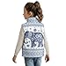 TOADDMOS Elephant Kids Vest 2T Versatile Flowers Boys Outerwear Vests Stylish Sleevless Fall Winter Warm Outerwear With Pockets Fashion Warm Lightweight Winter Coat with Pocket