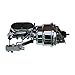 LEED BRAKES 7 Inch Dual Power Booster, 1-1/8 Inch Bore Flat Top Master, Side Mount Valve, Disc/Disc (Chrome)